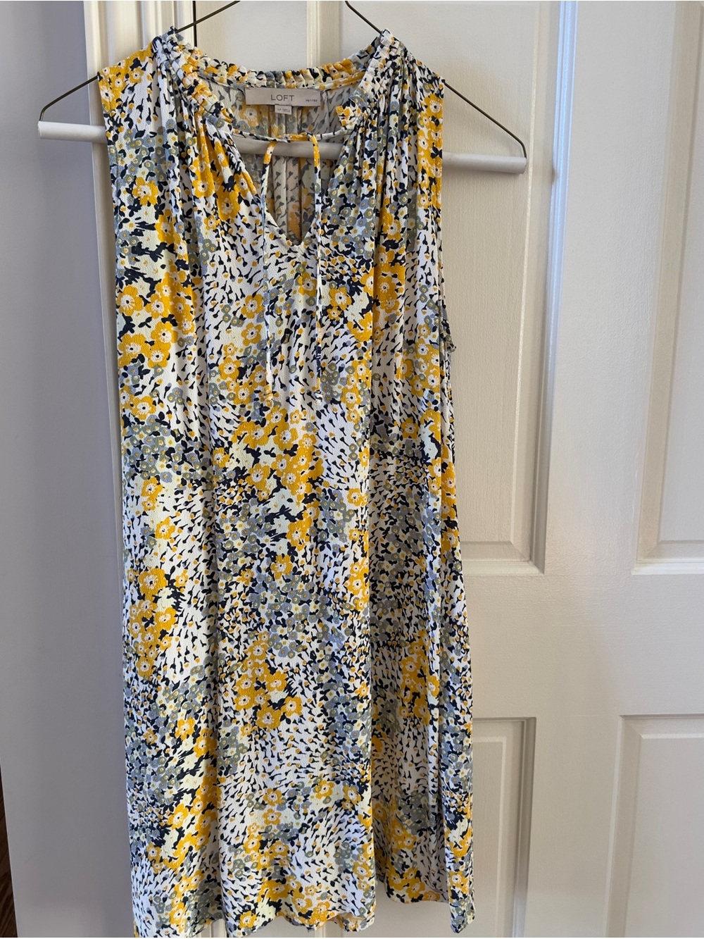 LOFT Floral Sleeveless Dress